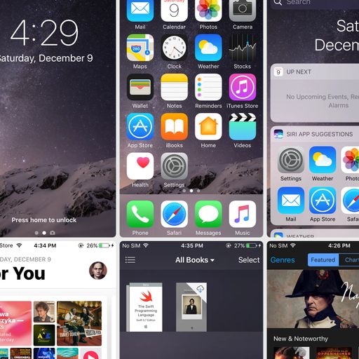 What iOS 10 looked like
